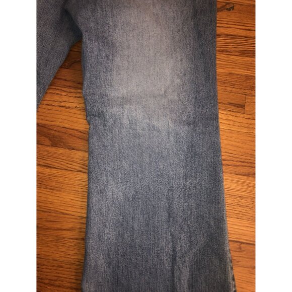 Angels Women's Embellished Butterfly Embroidery Baggy Jeans Faded Size 18 - Picture 16 of 16